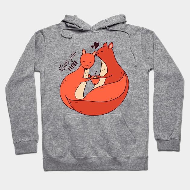 Squirrels In Love Hoodie by TomCage